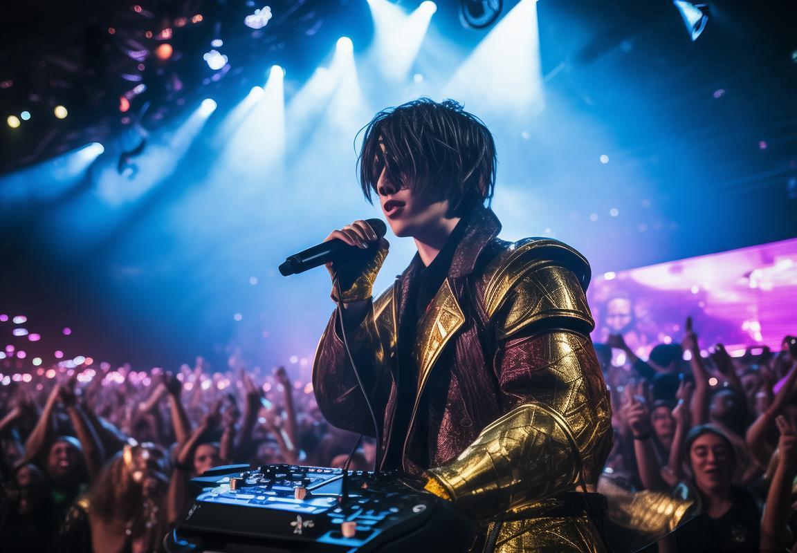 跨界合作引爆电竞舞台:歌手跨界演绎视听盛宴,尽显电竞魅力